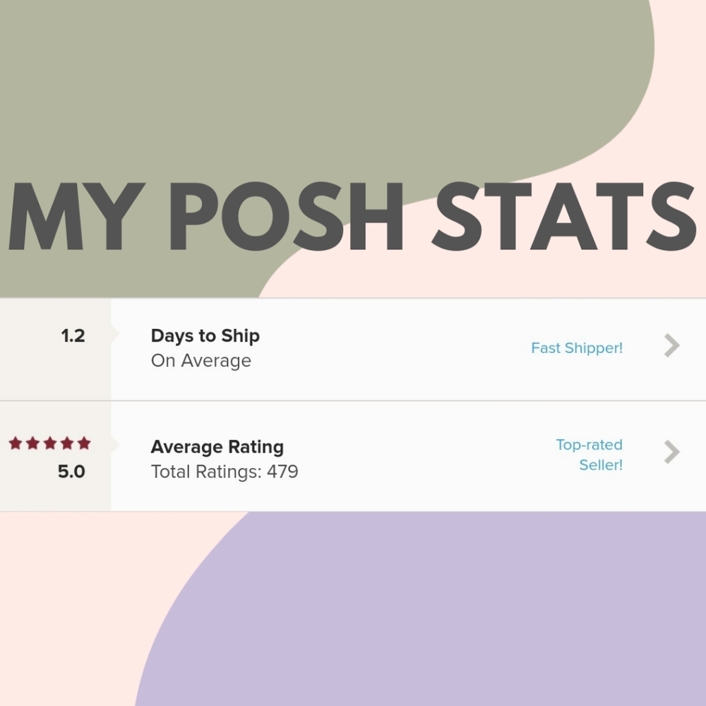 MY POSHMARK SELLING STATS